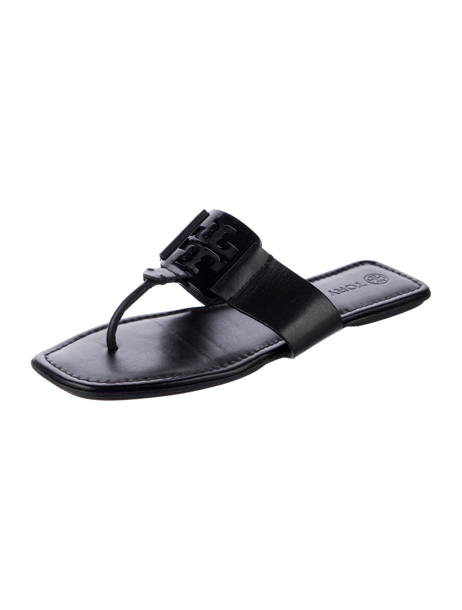 Tory Burch Leather Slides