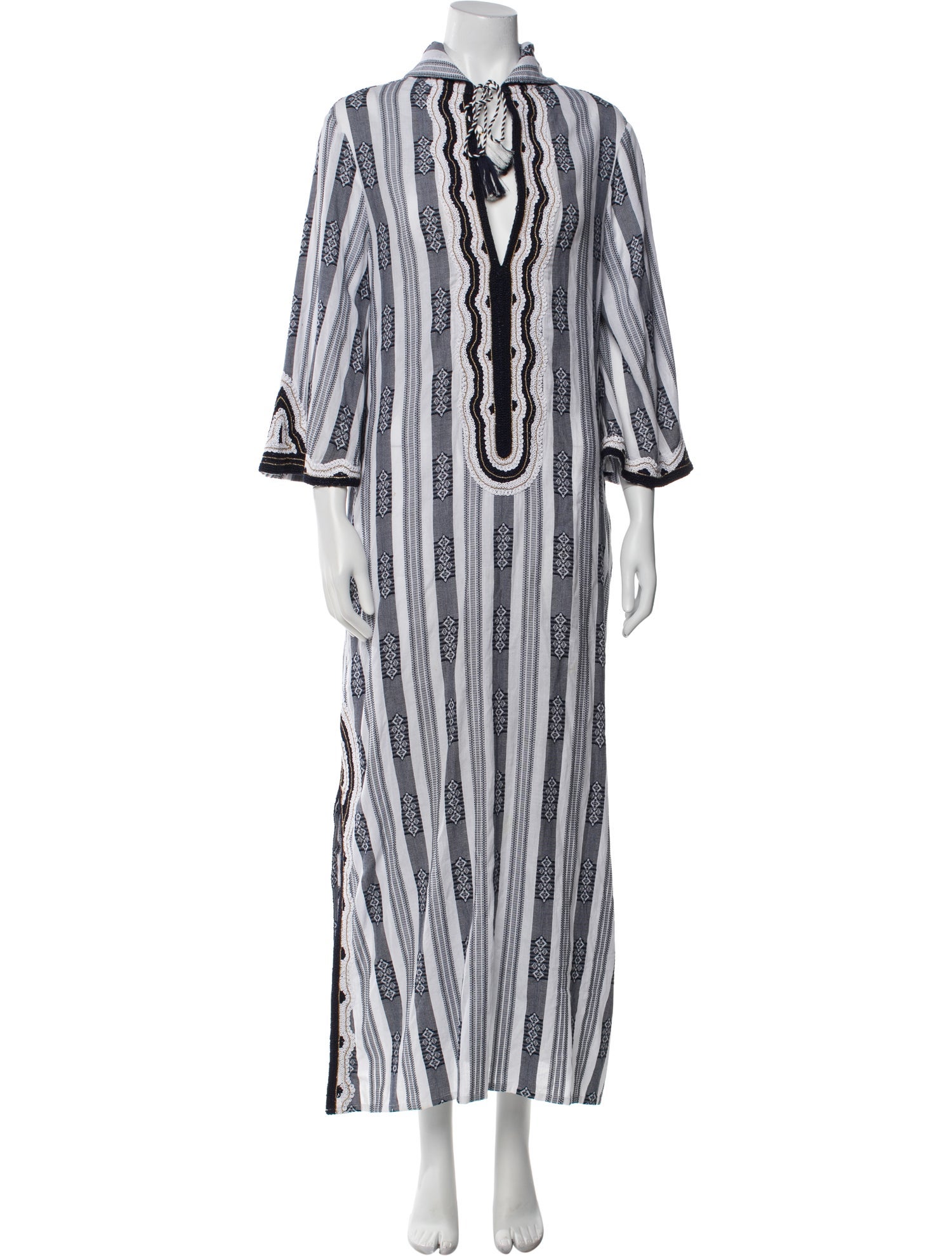 Tory Burch Striped Long Dress