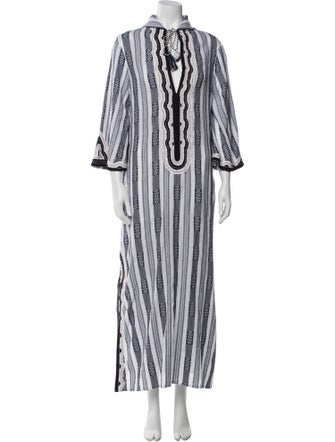 Tory Burch Striped Long Dress