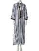 Tory Burch Striped Long Dress