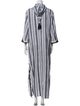 Tory Burch Striped Long Dress