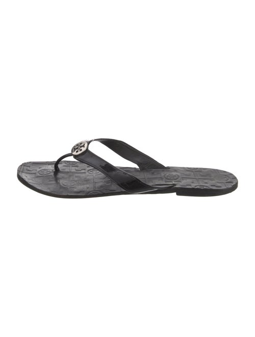 Tory Burch Patent Leather Flip Flops