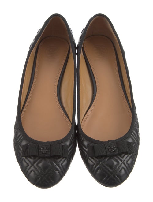 Tory Burch Leather Printed Ballet Flats