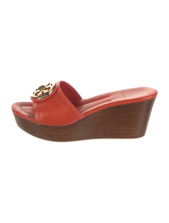 Tory Burch Leather Slides