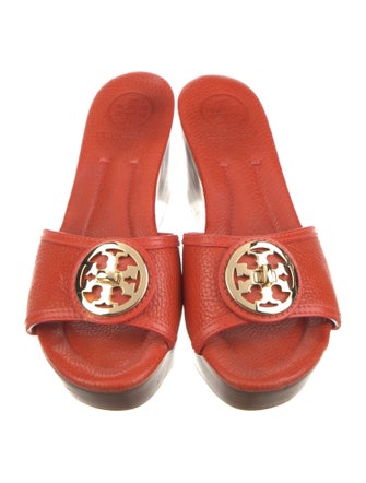 Tory Burch Leather Slides