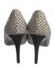 Tory Burch Tweed Pattern Bow Accents Pumps