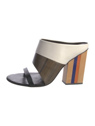 Tory Burch Leather Slides