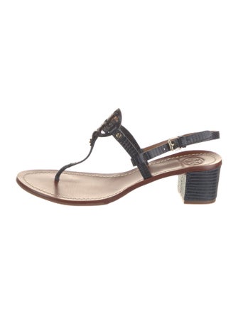 Tory Burch Leather T-Strap Sandals