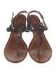 Tory Burch Leather T-Strap Sandals