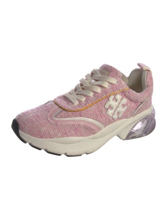 Tory Burch Tweed Printed Chunky Sneakers