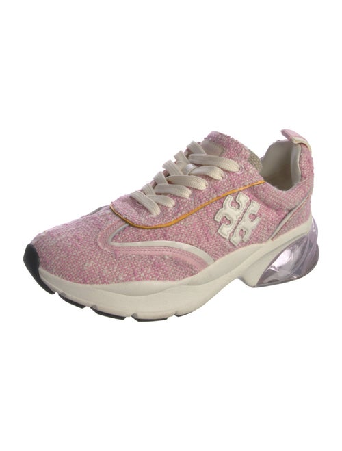 Tory Burch Tweed Printed Chunky Sneakers