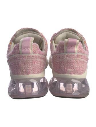 Tory Burch Tweed Printed Chunky Sneakers