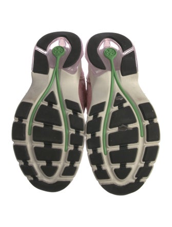 Tory Burch Tweed Printed Chunky Sneakers