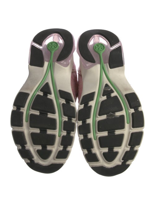 Tory Burch Tweed Printed Chunky Sneakers