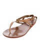 Tory Burch Leather T-Strap Sandals