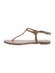 Tory Burch Leather T-Strap Sandals