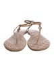 Tory Burch Leather T-Strap Sandals