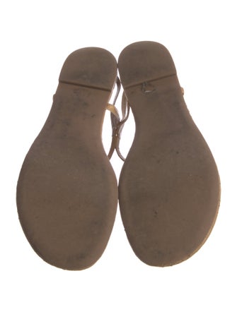 Tory Burch Leather T-Strap Sandals