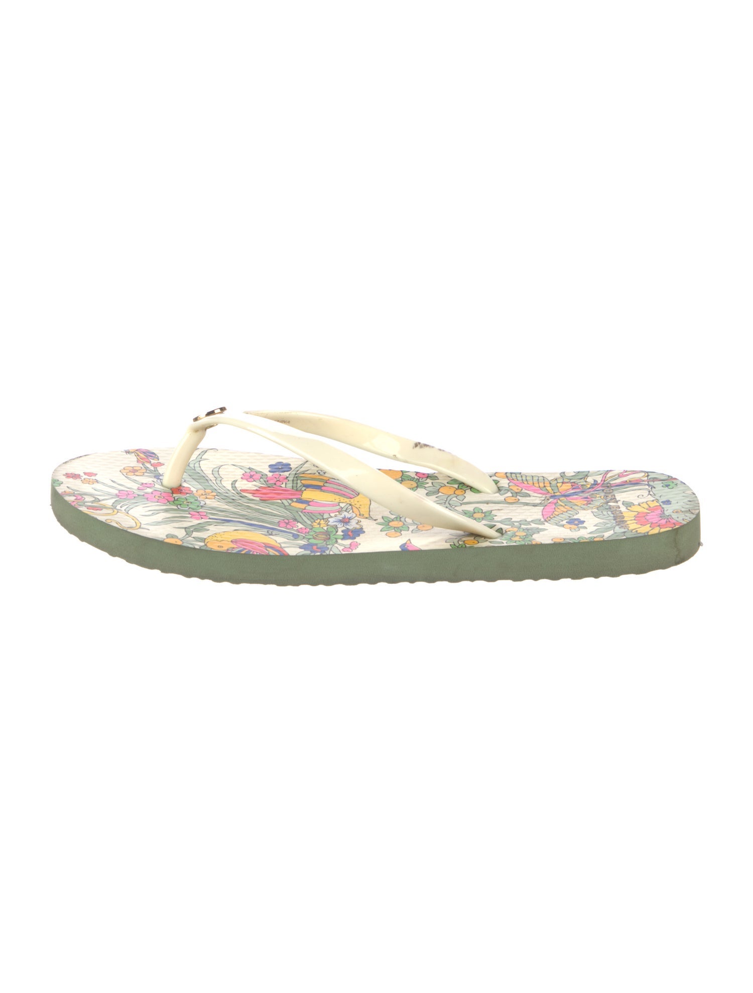Tory Burch Rubber Printed Flip Flops