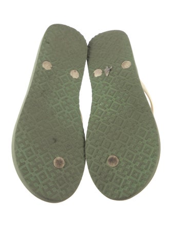 Tory Burch Rubber Printed Flip Flops