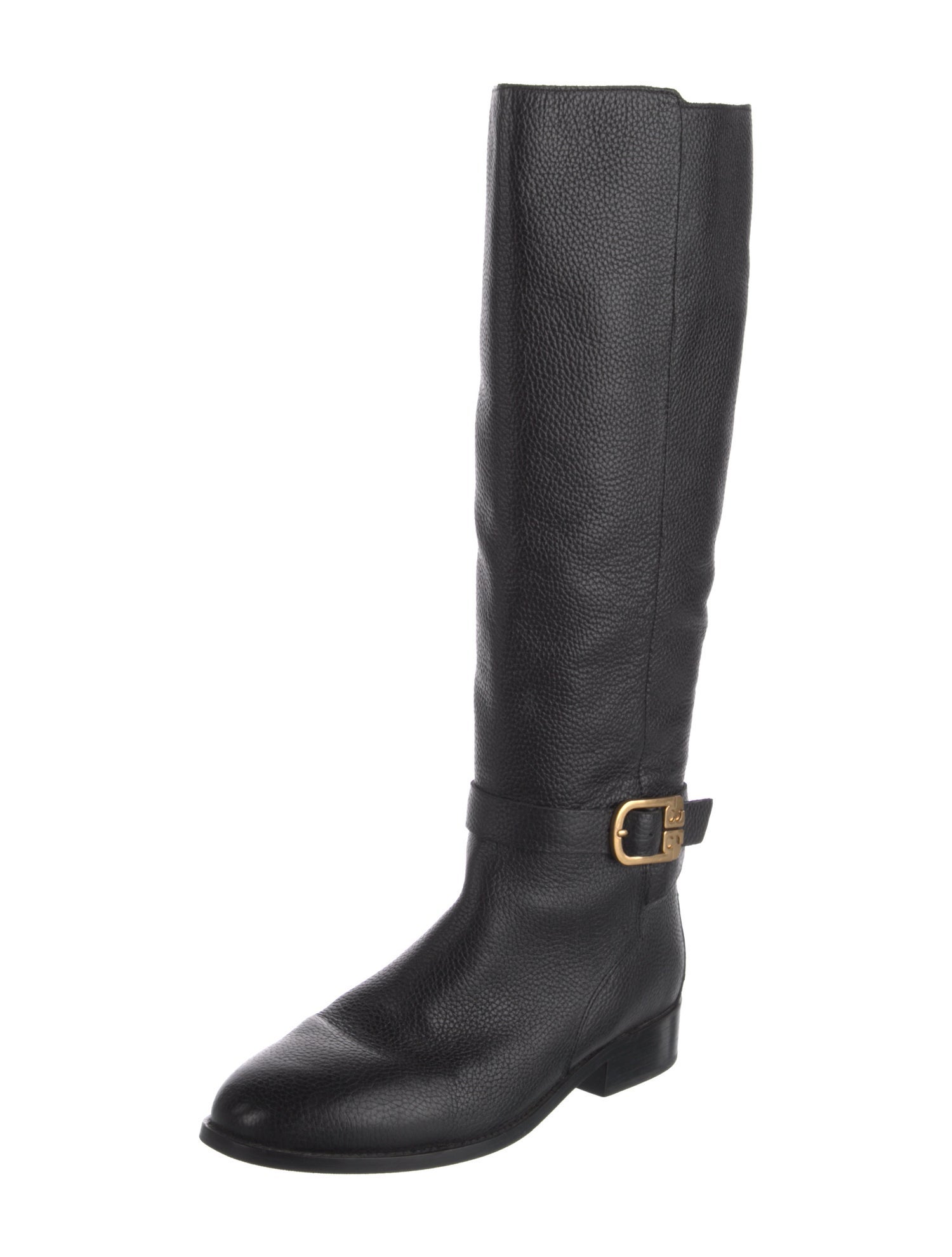 Tory Burch Leather Riding Boots