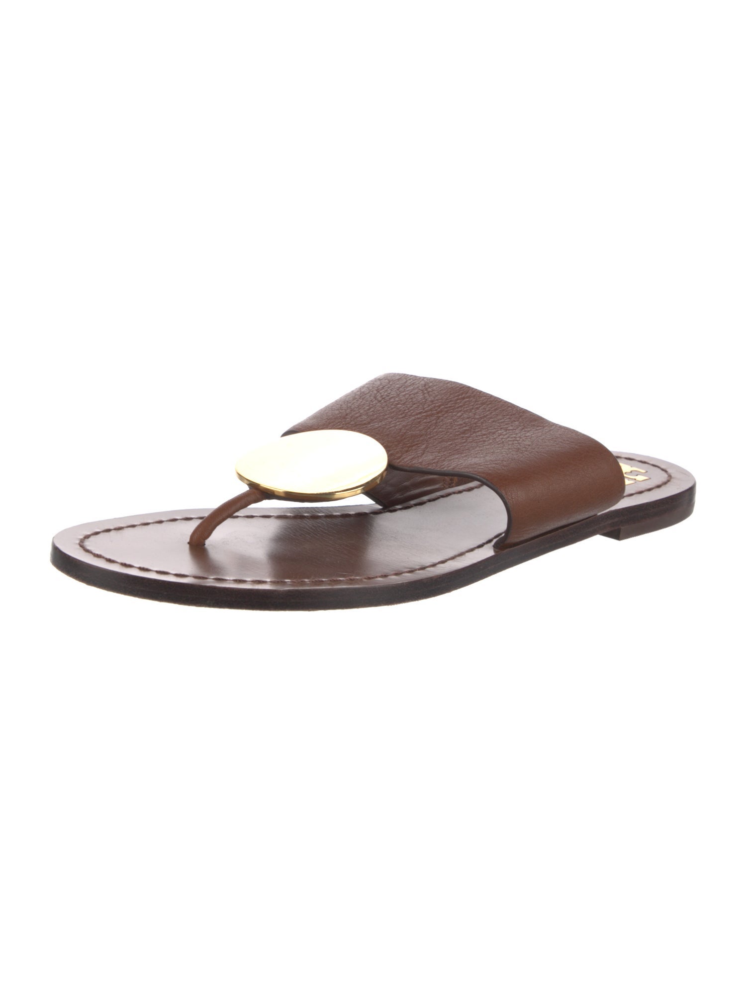 Tory Burch Leather Slides
