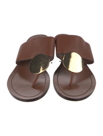 Tory Burch Leather Slides
