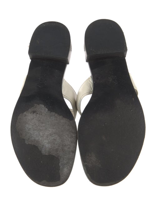 Tory Burch Leather Studded Accents Flip Flops