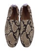 Tory Burch Leather Animal Print Loafers