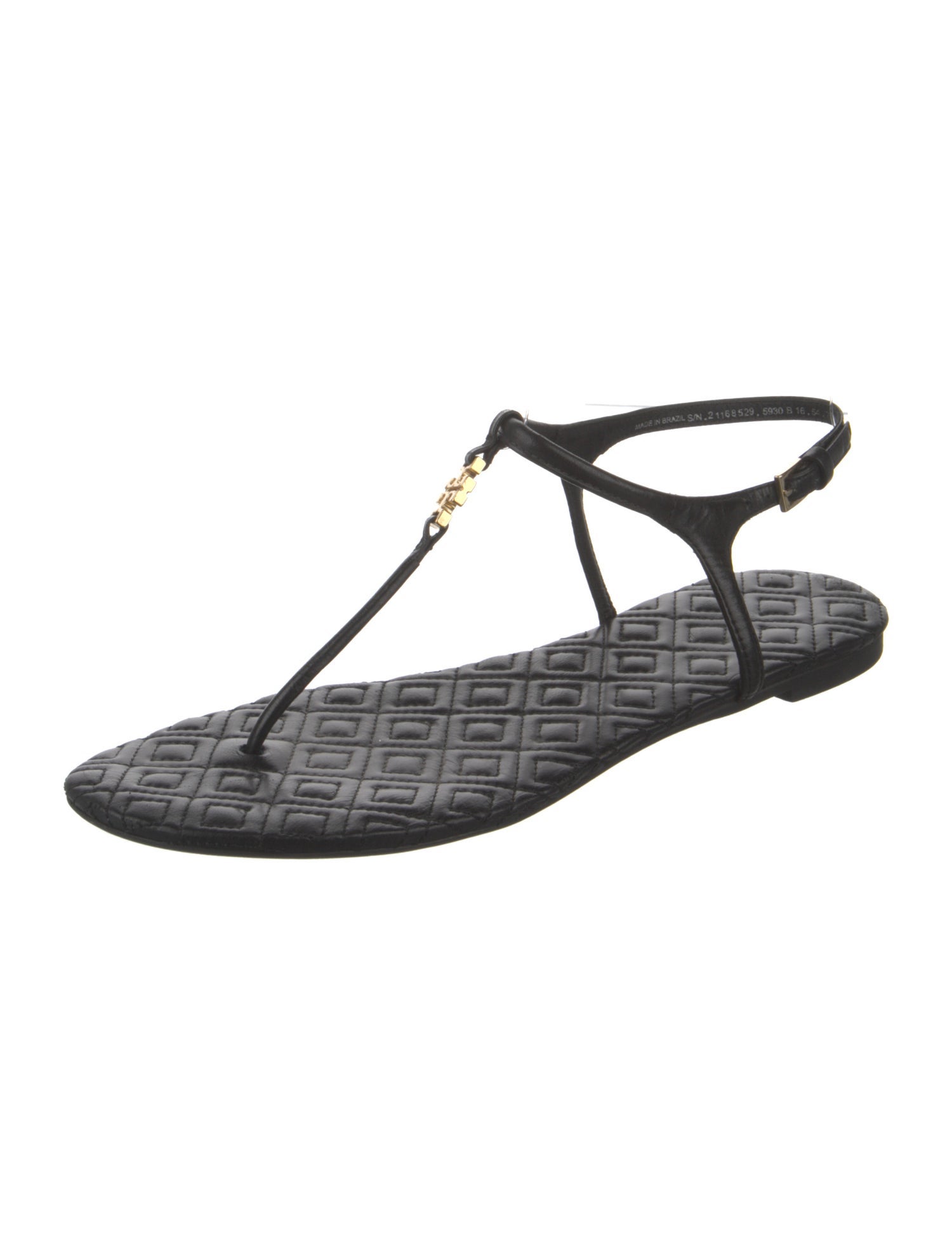 Tory Burch Leather T-Strap Sandals