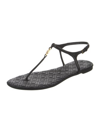 Tory Burch Leather T-Strap Sandals