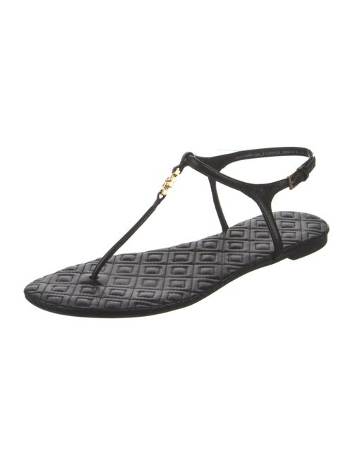 Tory Burch Leather T-Strap Sandals