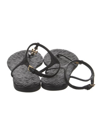 Tory Burch Leather T-Strap Sandals