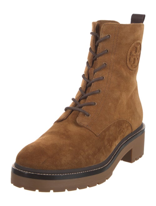 Tory Burch Suede Combat Boots