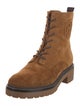 Tory Burch Suede Combat Boots