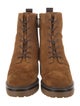 Tory Burch Suede Combat Boots