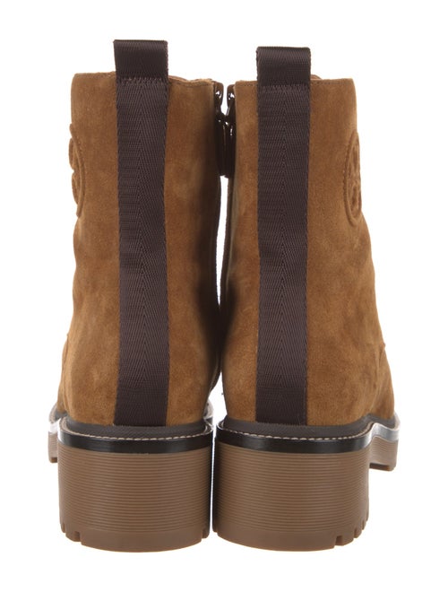 Tory Burch Suede Combat Boots