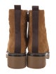 Tory Burch Suede Combat Boots