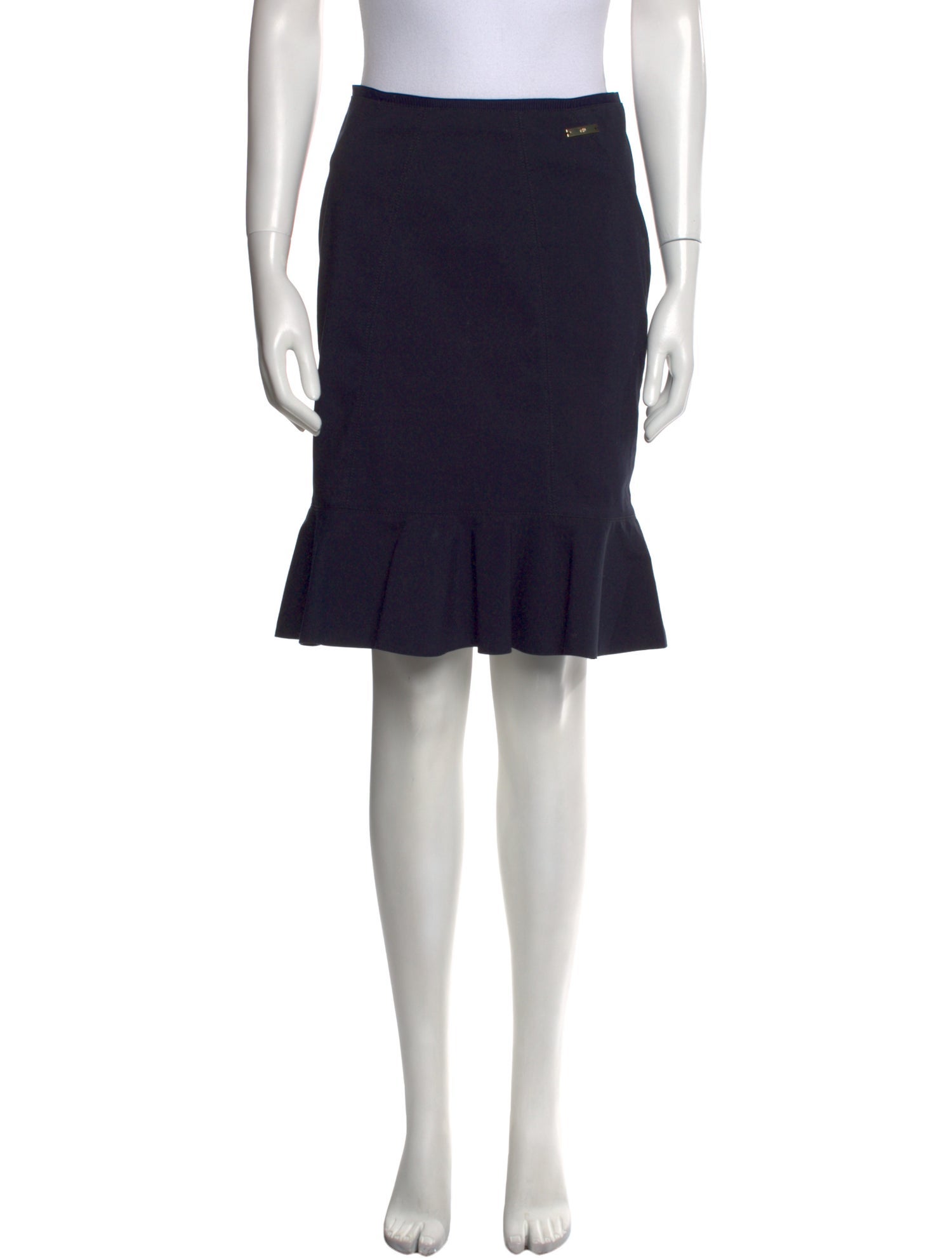 Tory Burch Ruffle Embellishment Knee-Length Skirt