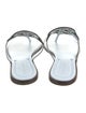 Tory Burch Leather Lasercut Accents Flip Flops