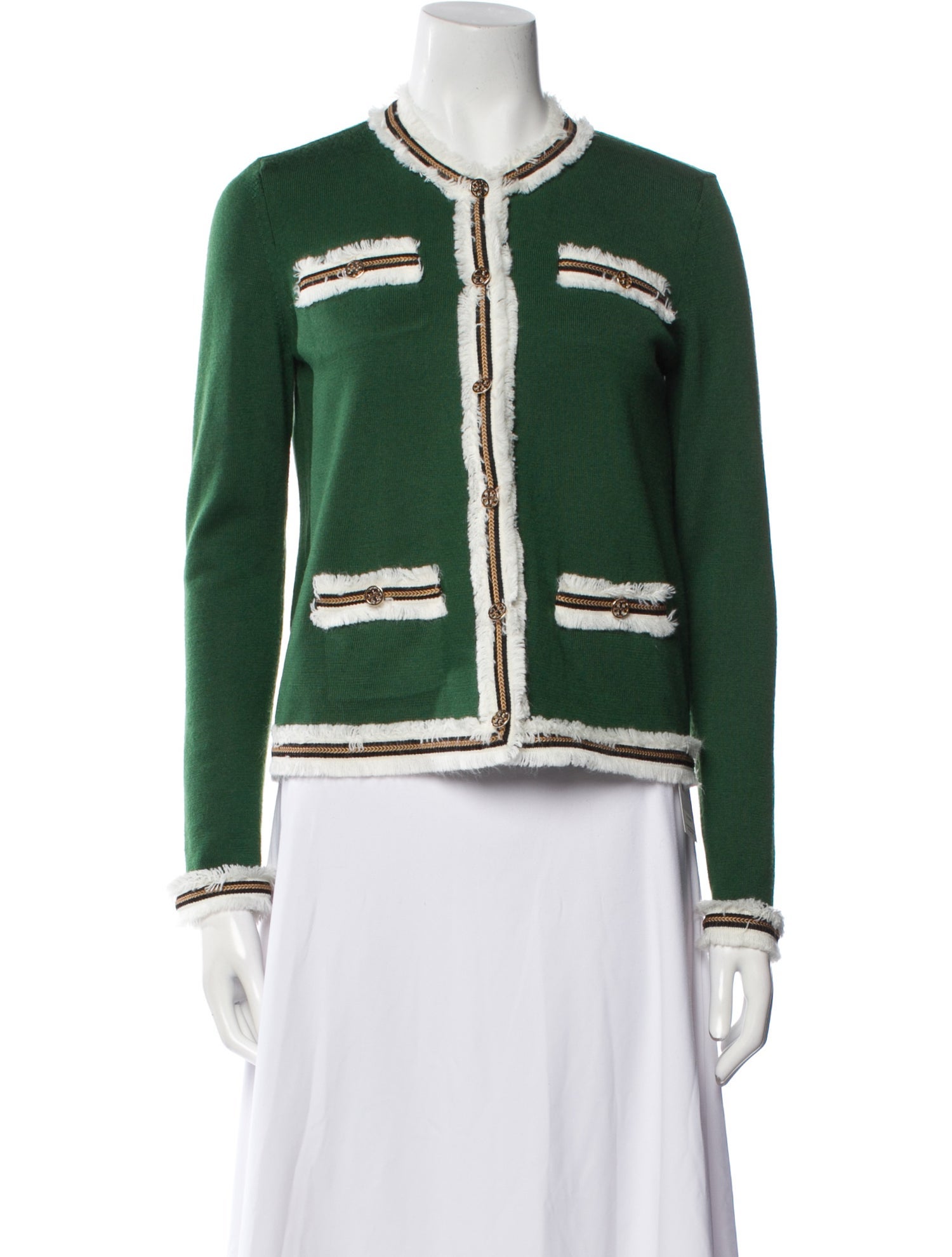 Tory Burch Merino Wool Evening Jacket