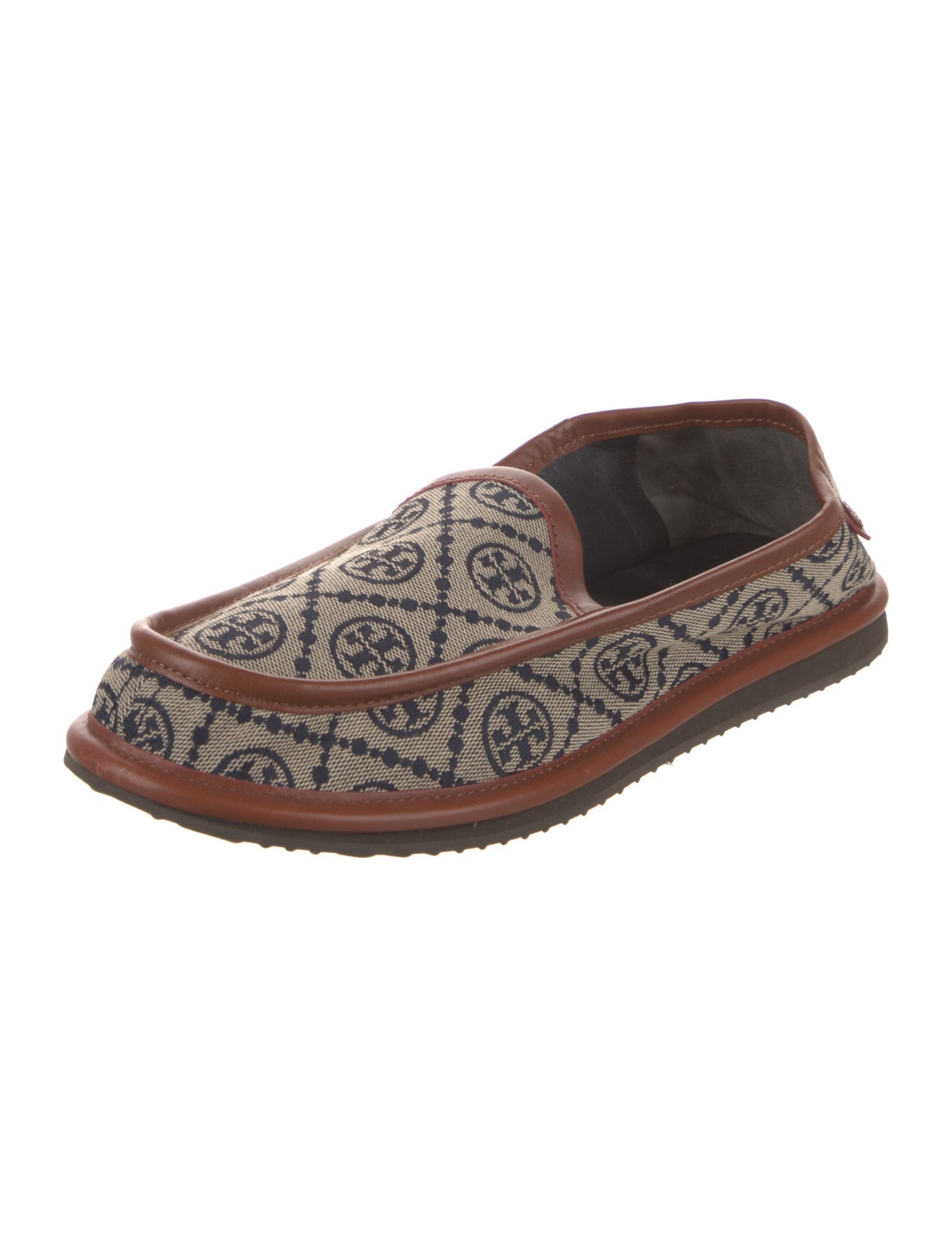 Tory Burch Canvas Printed Loafers