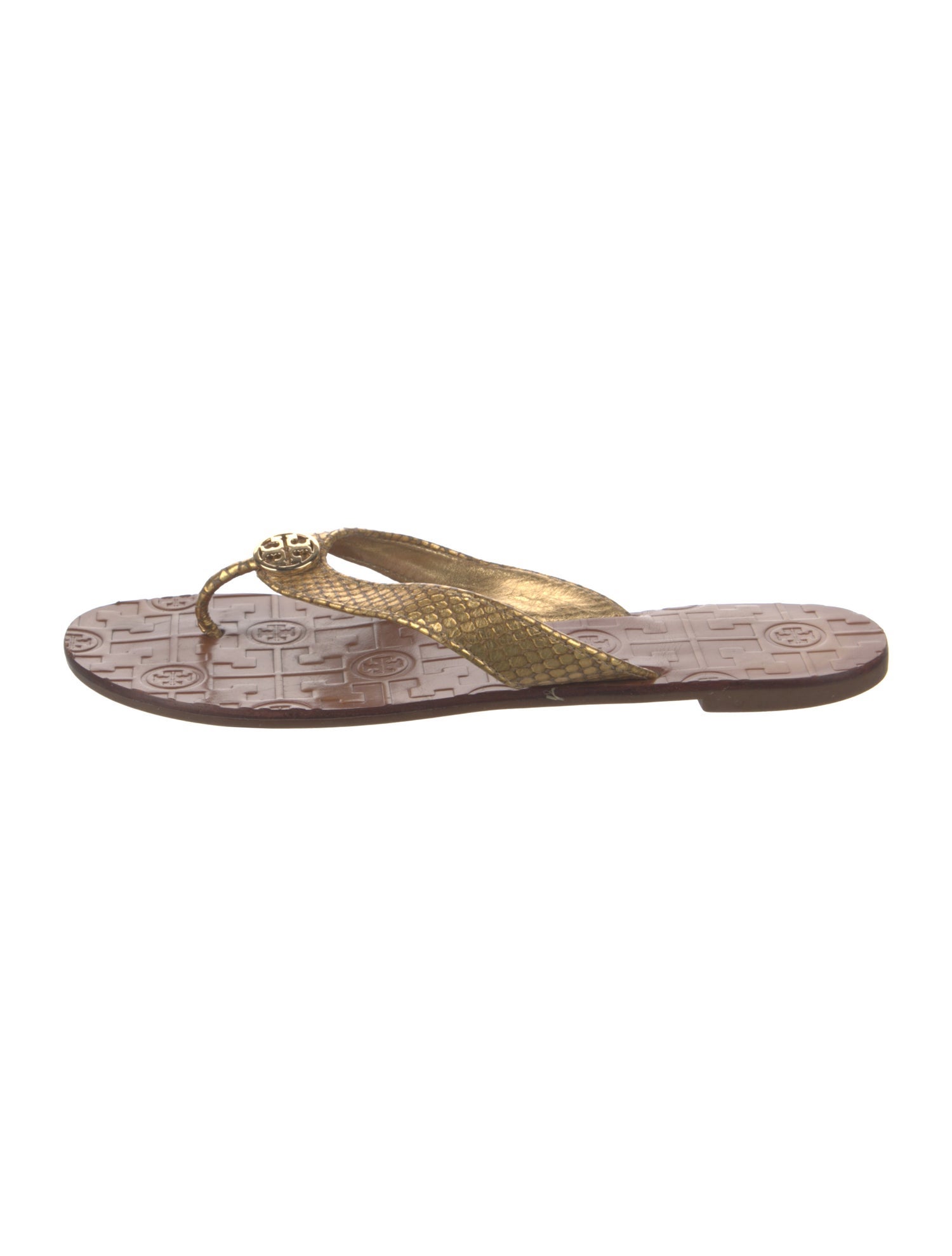 Tory Burch Leather Flip Flops