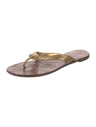 Tory Burch Leather Flip Flops