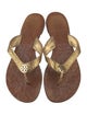 Tory Burch Leather Flip Flops
