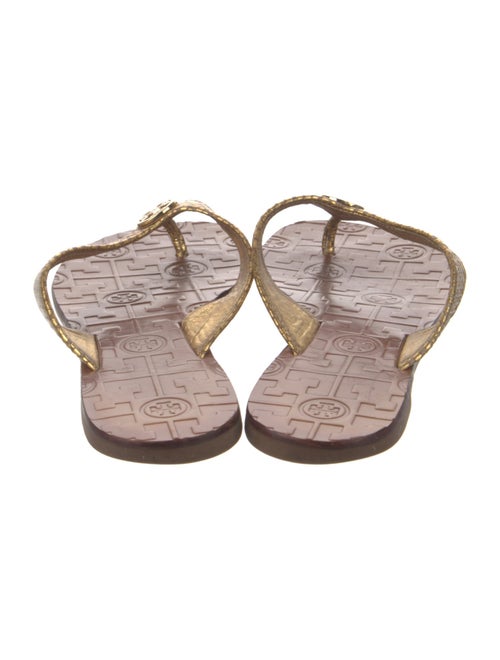 Tory Burch Leather Flip Flops