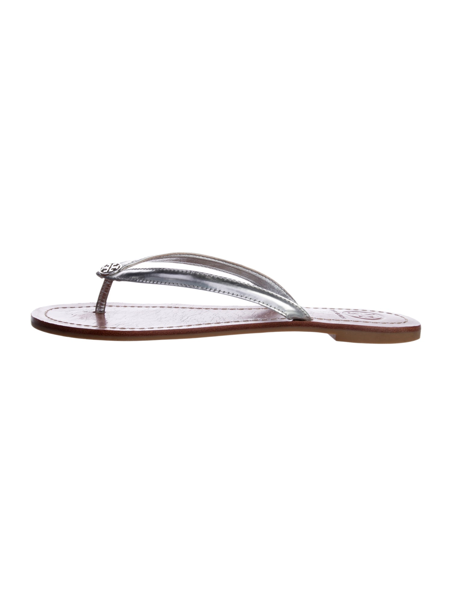 Tory Burch Leather Flip Flops