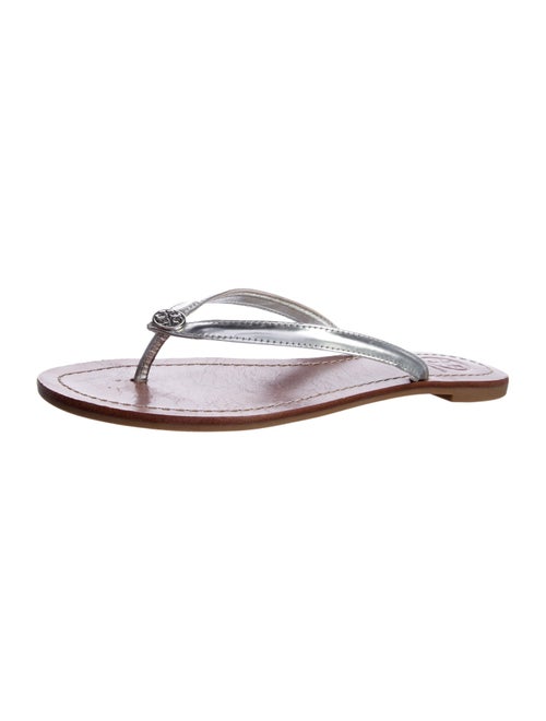 Tory Burch Leather Flip Flops