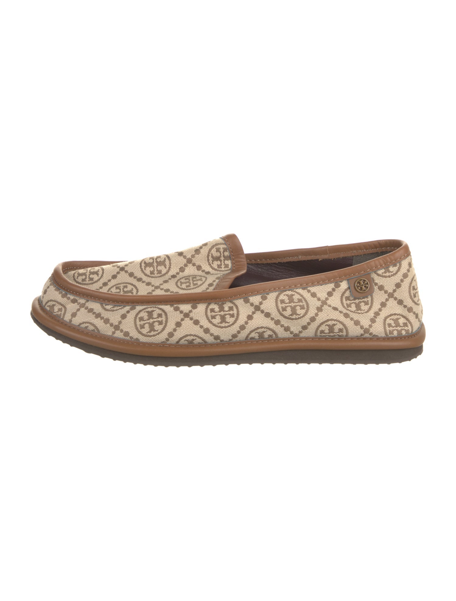 Tory Burch Canvas Printed Loafers