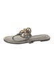 Tory Burch Leather Printed Slides